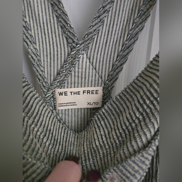 NWT We The Free Deep Trance Overalls In Thyme - Picture 6 of 10